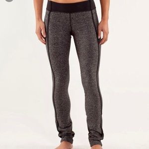 Lululemon Gray Herringbone Tweed Pant